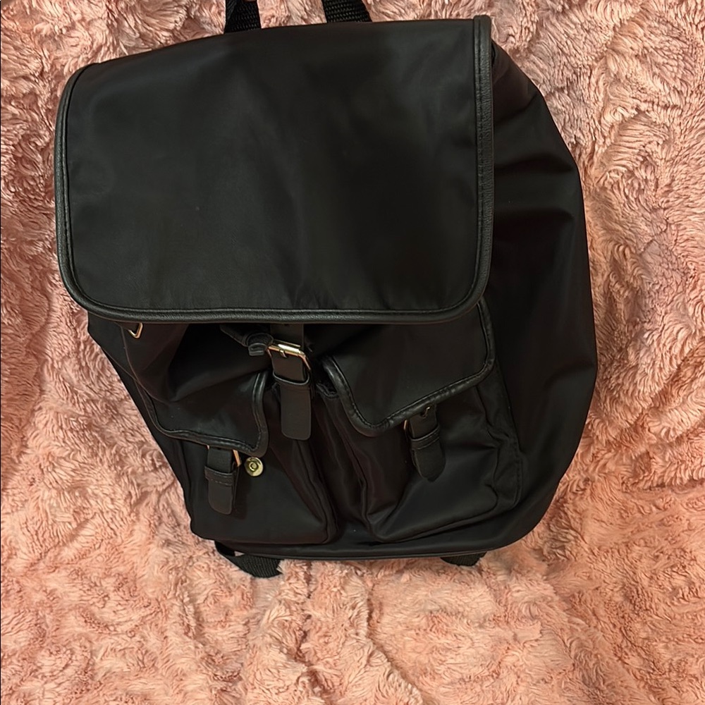 Black Backpack purse